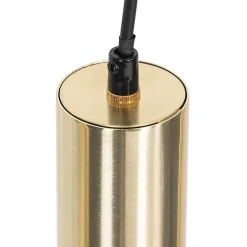 Suspension moderne en laiton 5 lumières - Jeana