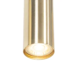 Suspension moderne en laiton 5 lumières - Jeana