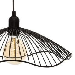 Suspension métal filaire Galt noir D34