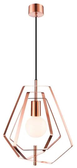 Suspension Nedoki 35cm E27 IP20 cuivre