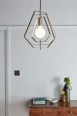 Suspension Nedoki GoodHome E27 argent