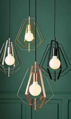 Suspension Nedoki GoodHome E27 or L.110 x H.155 x ⌀35cm