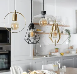 Suspension Nedoki GoodHome E27 or L.110 x H.155 x ⌀35cm