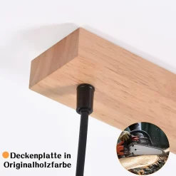 Suspension NETTLIFE pour table à manger, lampe suspendue en verre, lampe de table à manger vintage, 4 flammes en verre fumé, E27