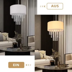 Suspension NETTLIFE pour table à manger, lampe de salle à manger lampe de table à manger noire 3 flammes, E27