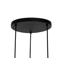 Suspension orientale en bambou 3 lumières - Yvonne