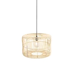 Suspension orientale en rotin 45 cm - Maud
