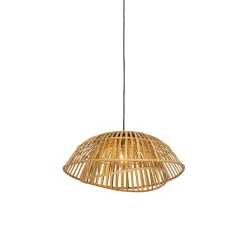 Suspension orientale noire avec bambou naturel 62 cm - Pua