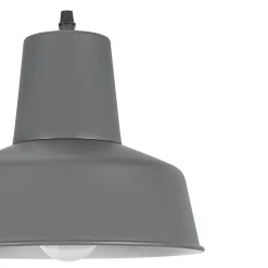 Suspension Orous E27 15W ⌀24,5xH.110cm gris foncé GoodHome