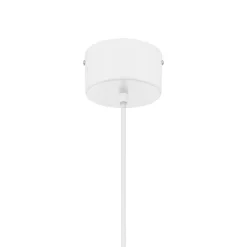 Suspension Osiglia GoodHome E27 blanc mat