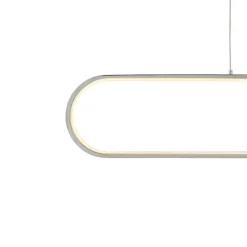 Suspension Papua LED intégrée 3500lm 41W ⌀10xL.90xH.110cm chrome Goodhome