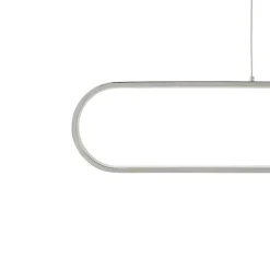 Suspension Papua LED intégrée 3500lm 41W ⌀10xL.90xH.110cm chrome Goodhome