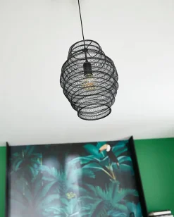 Suspension Pepalu GoodHome noir IP20 E27