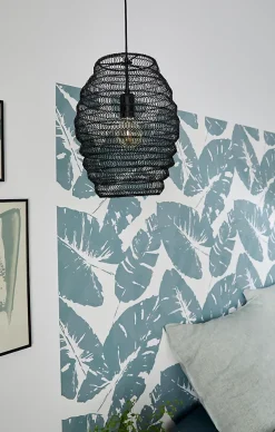 Suspension Pepalu GoodHome noir IP20 E27