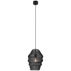 Suspension Pepalu GoodHome noir IP20 E27