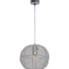 Suspension Phaidros GoodHome E27 argent brillant
