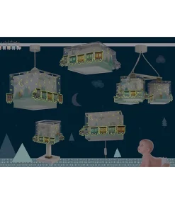 Suspension pour enfants à 3 lampes The Night Train Former