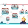 Suspension pour enfants à 3 lampes Police et Pompiers