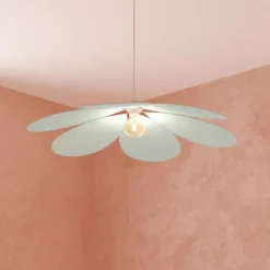 Suspension pétales Naya vert D72cm - Atmosphera