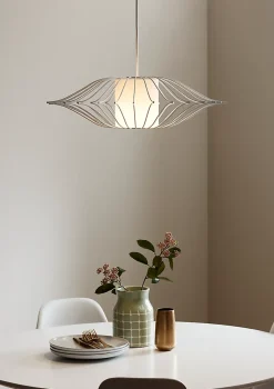 Suspension Quaoar E27/60W IP20 Ø 60 cm blanc