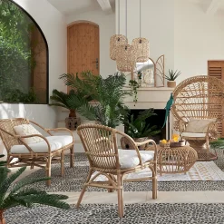 Suspension Raahe - métal et papier - D28 cm - Atmosphera