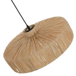 Suspension Rafia IP20 Ø40 x H.17 cm Lussiol raphia naturel