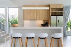 Suspension RAYA LED en métal avec LED intégré - Blanc - Lucide