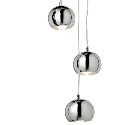 Suspension Roccheta 5 lampes E14 IP20 argent