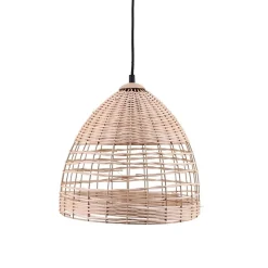 Suspension ronde en bambou 30,5cm