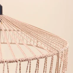 Suspension ronde en corde 45cm