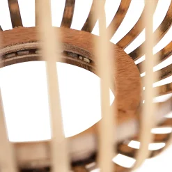 Suspension rotin rustique 3 lumières - Manille