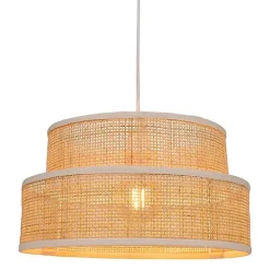 Suspension rotin Yuca beige D35