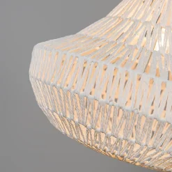 Suspension rétro blanche 50 cm - Lina Cono 50