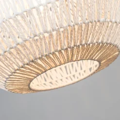 Suspension rétro blanche 50 cm - Lina Cono 50