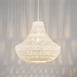 Suspension rétro blanche 50 cm - Lina Cono 50