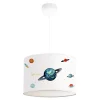 Suspension Rugby pour enfant E27 70 cm motif de planètes lux.pro