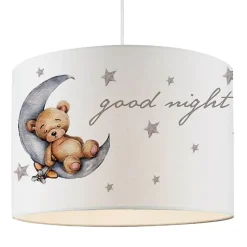 Suspension Rugby pour enfant E27 70 cm motif de nounours lux.pro