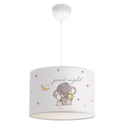 Suspension Rugby pour enfant E27 70 cm motif éléphant lux.pro