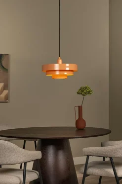 Suspension RUNA en métal avec 1xE27 - Rose - Lucide