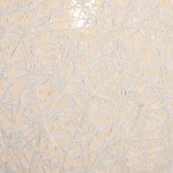 Suspension rustique blanche 45 cm - Corda