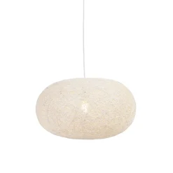 Suspension rustique blanche 50 cm - Corda Flat