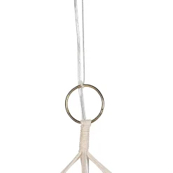Suspension rustique en macramé 90 cm - String