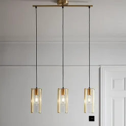 Suspension Saiphi 3 ampoules E27 IP20 or