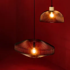 Suspension Sam noire - métal D30 cm - Atmosphera