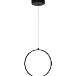 Suspension Samana LED intégrée 800lm 13W ⌀29xL.14xH.110cm noir Goodhome