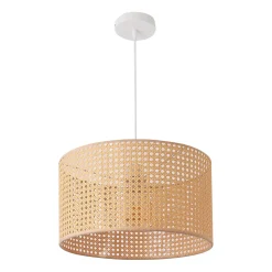 Suspension Shrewsbury E27 160 x 32 cm noir beige lux.pro