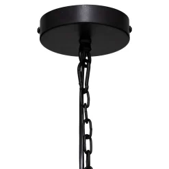 Suspension Silas - noir - métal D23 cm - Atmosphera