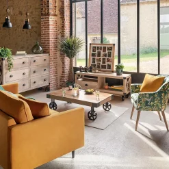 Suspension Silas - noir - métal D23 cm - Atmosphera