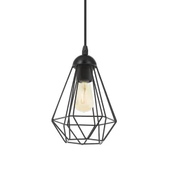 Suspension Smertrio 3 lampes E27 IP20 noir