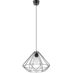 Suspension Smertrio E27 60W ⌀44.5xH.110cm noir GoodHome